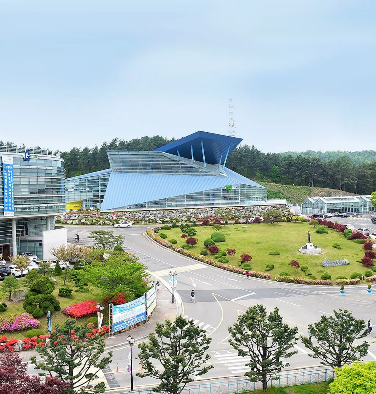 韓国培材大学のキャンパス