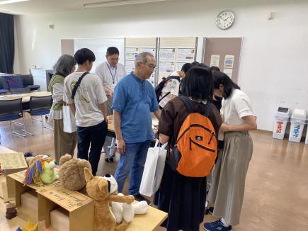 子ども学類の個別相談の様子